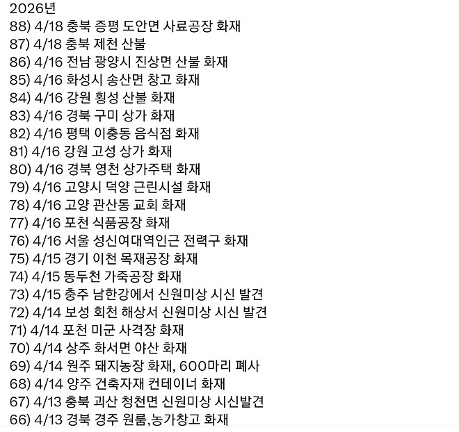 증거없애는건가 무슨일 날려는건가 분위기 이상하네