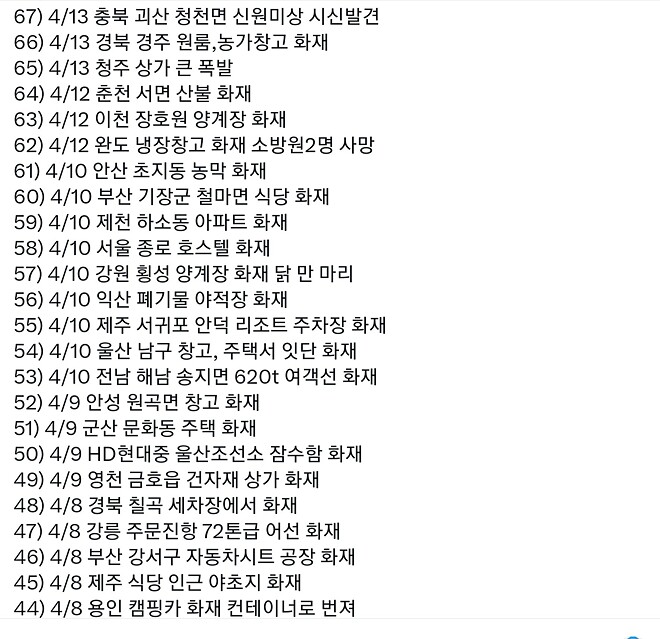 증거없애는건가 무슨일 날려는건가 분위기 이상하네