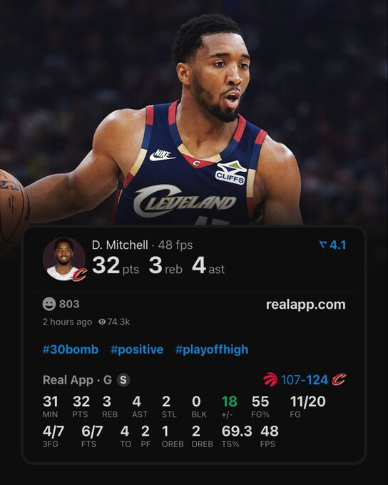 도노반 미첼 오늘 스텟