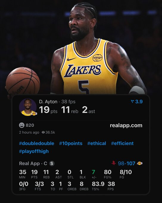 디안드레 에이튼 오늘 스텟