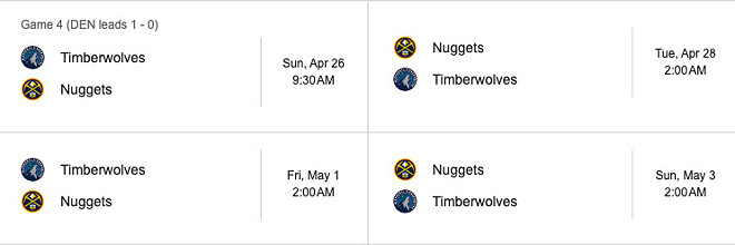 덴버가 이번 시리즈를 반드시 스윕해야 하는 이유