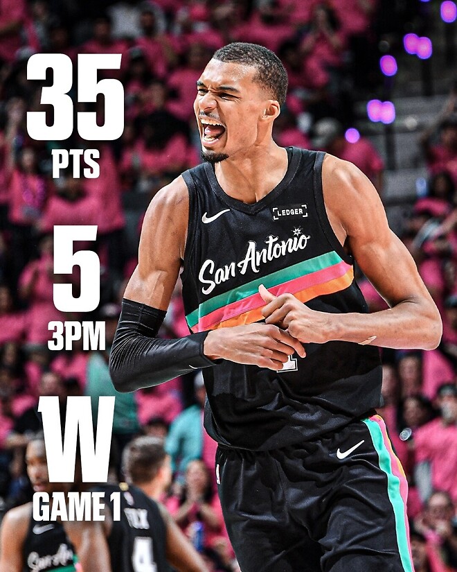 웸비 데뷔 기록