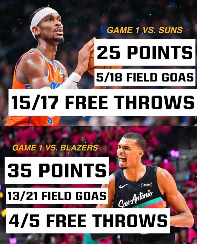 정직하게 농구하는 웸고트 vs 물가 1차전 스탯