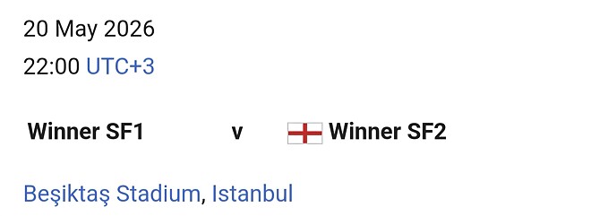 [오피셜] 유로파 쿼터파이널 2차전 결과