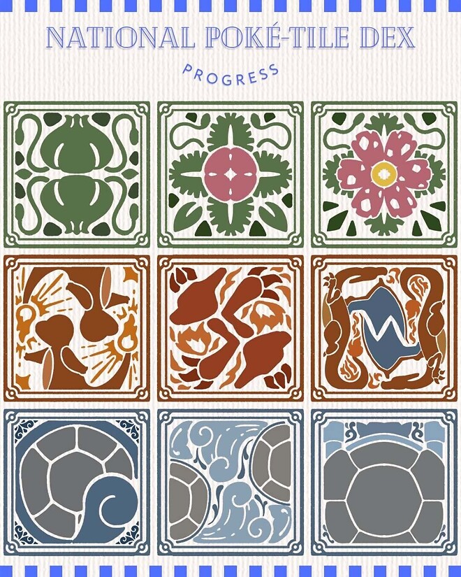 [포켓몬] 타일 형태의 도감 ㄷㄷ