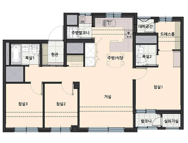 요즘 아파트 평면도.jpg - 세리에매니아 자유게시판 게시판