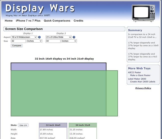 모니터 32인치랑 34인치 차이가 많이 날까요.. 세리에매니아