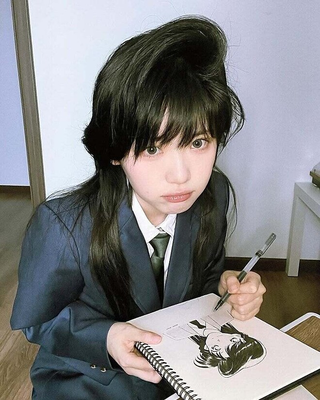 코난 여캐 코스프레녀