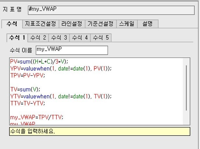 수요 없는 공급 2탄: VWAP 지표를 차트에 넣어보자