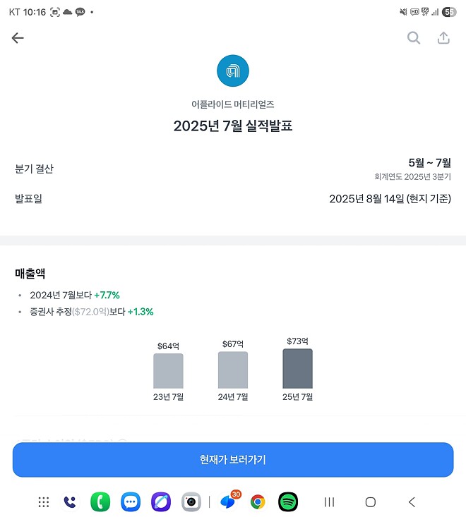 미국 반도체 소부장주 중 엄청 떨어진 것