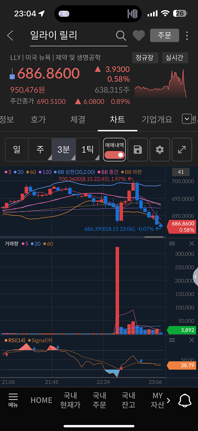 일라이릴리 또 급등 하네요