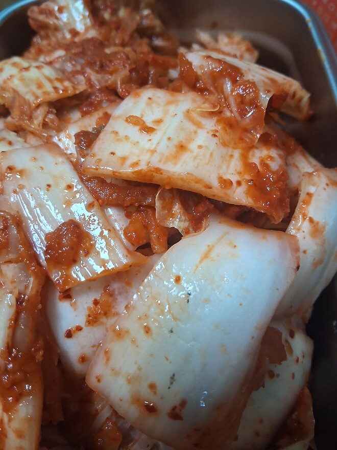 김치 옴!