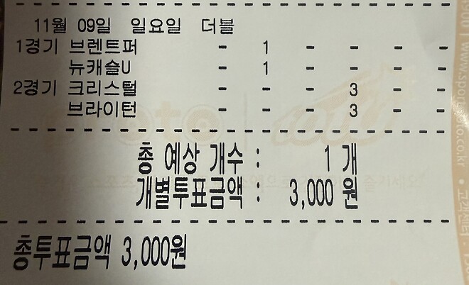 둘중에 하나만 걸려라