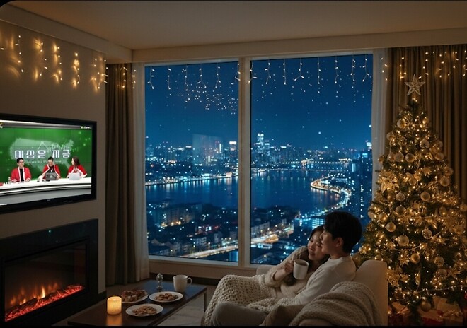 애인이랑 크리스마스 이브에 미장은지금을