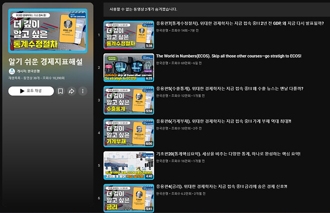 알기 쉬운(?) 경제지표 해설 - 한국은행