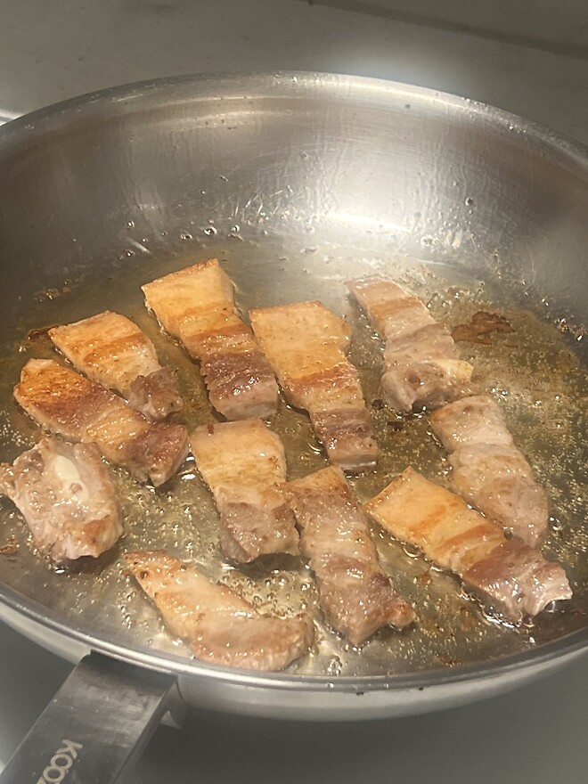 ✨실시간 흑돈 오겹살 반응