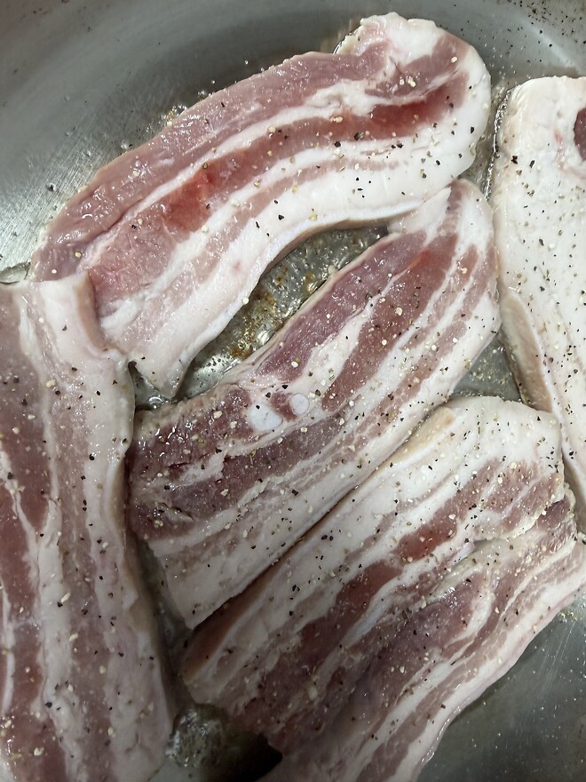 꽁꽁에디션 흑돈 오겹살 후기