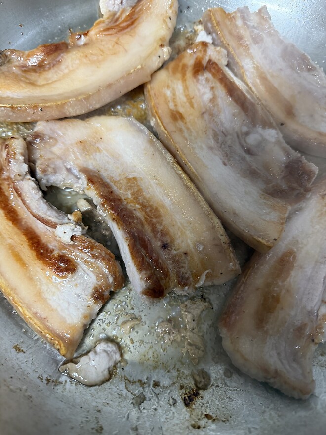 꽁꽁에디션 흑돈 오겹살 후기