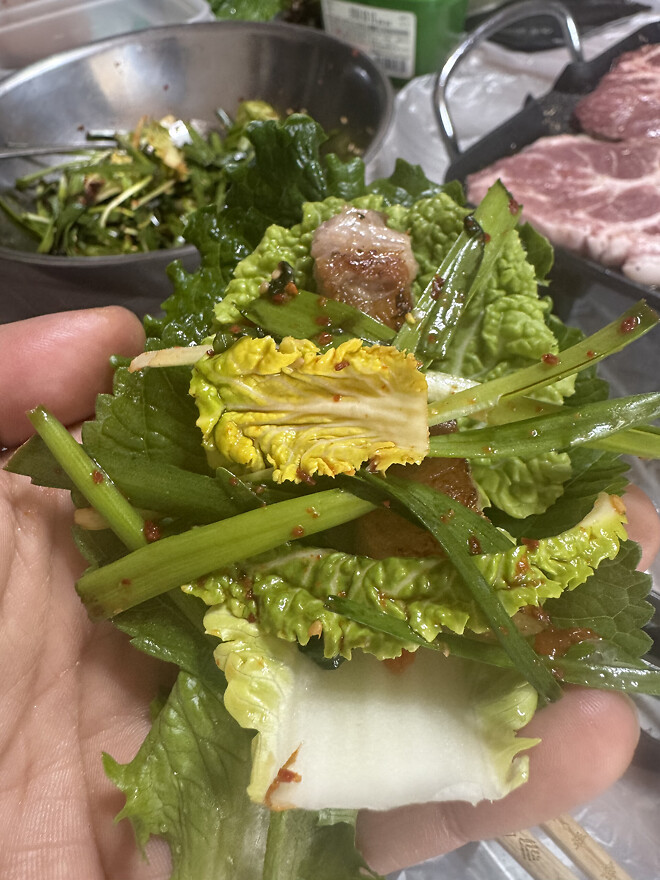 삼겹+목살 순삭 완료!! 👍👍