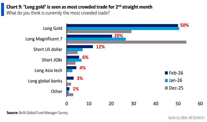 2월 달 펀드매니저 서베이 (뱅크 오브 아메리카)