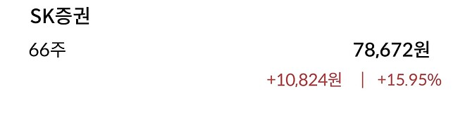Sk증권 아쉽네요 ㅎㅎ