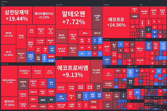 2월 19일 국장 마켓맵
