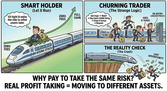 차익실현에 관하여 제 생각.