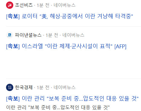 이번 사태는 장기화 될 것 같은 느낌이네요