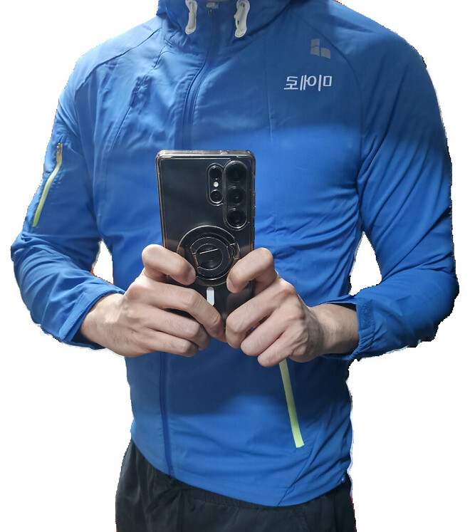 [바람막이 이벤트 후기] 파란색 미에로 화이바 - @뽀시기