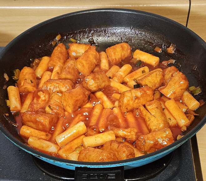 떡볶이에 어묵꼬치