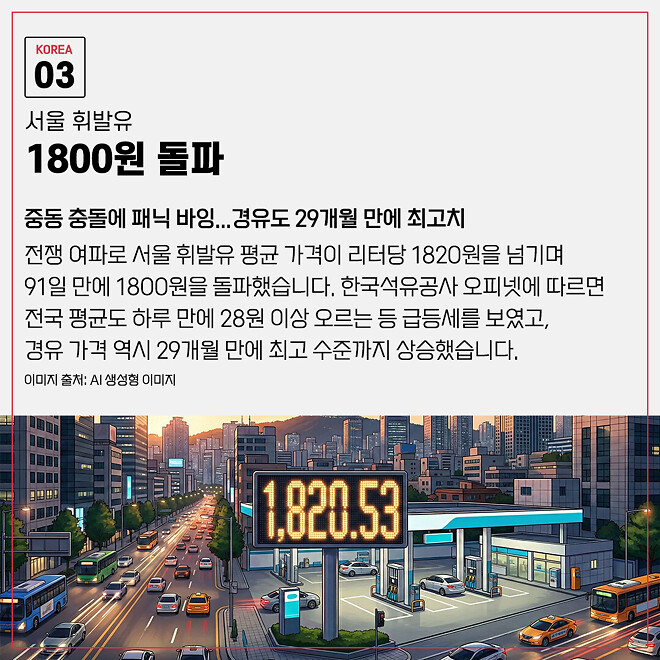 경제 뉴비를 위한 오늘의 경제뉴스 요약(260304)