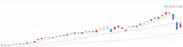 개잡주 작전주 차트