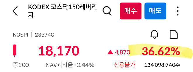 레버리지 etf는 30% 초과 가능했군요!