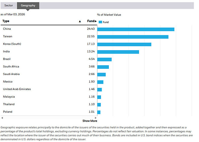 이머징 마켓 ETF [EEM]
