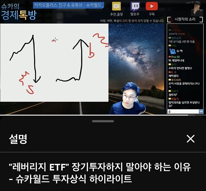 레버리지 장투하지 말라는 청년