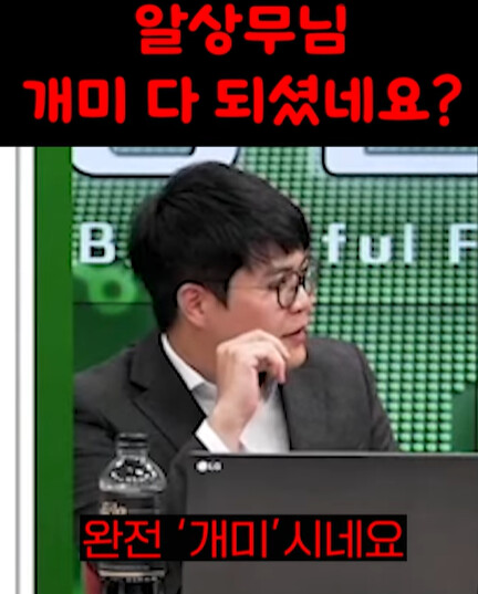 공중파 뉴스 공인 개미