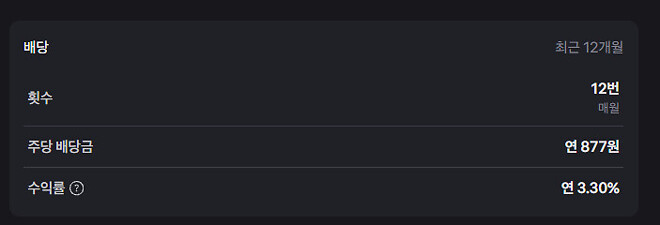 배당 ETF들 배당 수익률이 영 안좋네요