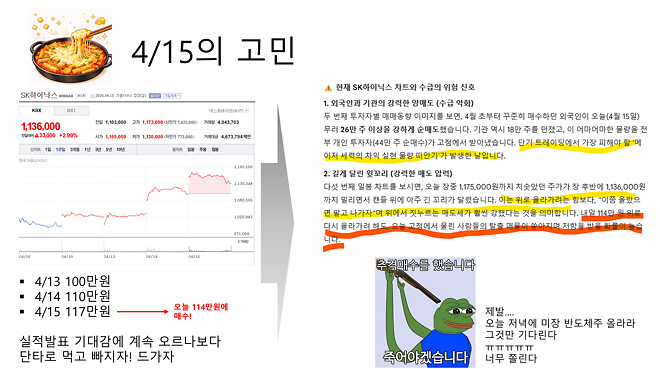 [밀떡치즈추가] 4/15의 고민